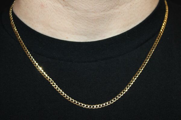 18k White Gold Plated 3mm Tennis Chain in Stainless Steel